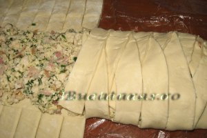 Placinta cu pui si bacon