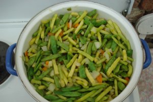 Mancare de fasole pastai cu legume