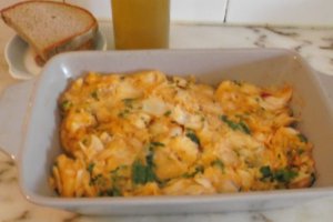 Cod cu cartofi si frunze de nab(Bachalau com batatas e grelos )