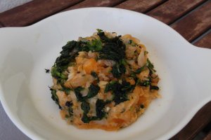 Cod cu cartofi si frunze de nab(Bachalau com batatas e grelos )