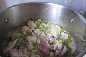 Pui cu legume chinezești, curry și lapte de cocos!