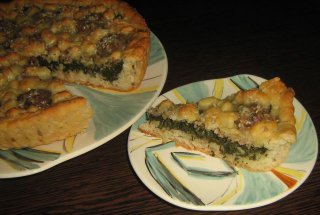 Tarta cu spanac si carne