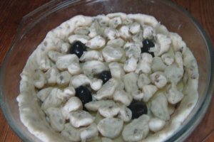 Tarta cu branzica telemea  la cuptor