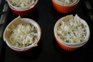 Minitarte cu legume