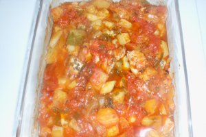 Tocanita de dovlecei cu carne de pui