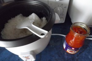 Orez basmati cu sos chinezesc dulce, acrisor