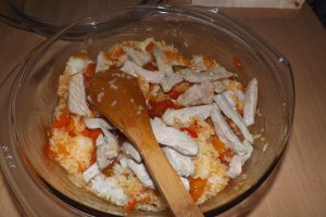 Orez basmati cu sos chinezesc dulce, acrisor