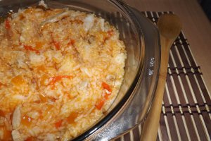 Orez basmati cu sos chinezesc dulce, acrisor