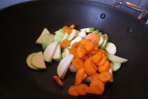 File de pui cu morcov și dovlecel ( rețetă dietetică!)