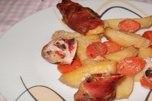 Pulpe de pui umplute