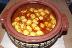Papricas de vitel cu galuste