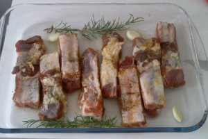 Costite de porc la cuptor