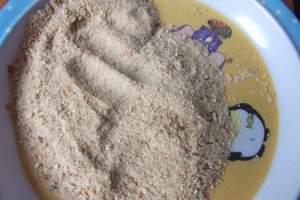Branza de capra pane