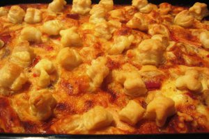 Placinta aperitiv cu iaurt si foietaj