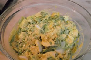 Salata de cartofi cu salata verde