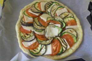 Tarta cu legume la gratar - reteta nr 100