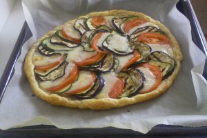 Tarta cu legume la gratar - reteta nr 100