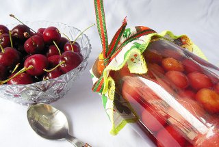 Compot de cirese cu visine