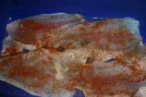 File de pangasius la cuptor