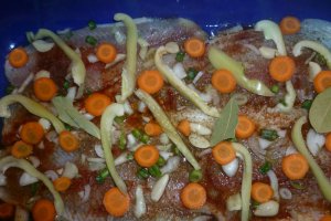 File de pangasius la cuptor