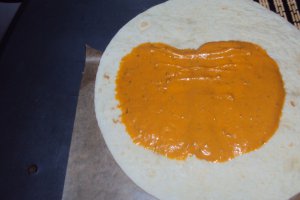 Shaorma cu pui (Pita au poulet)