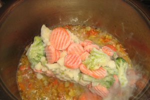 Ciorba de conopida si brocolli