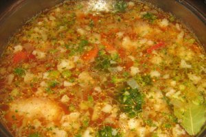 Ciorba de conopida si brocolli