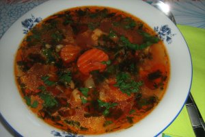 Ciorba de conopida si brocolli