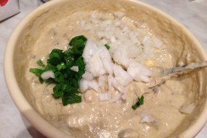 Salata de vinete cu ciuperci si maioneza