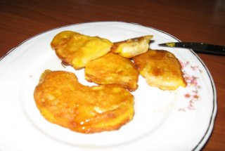 Ananas si mere prajite