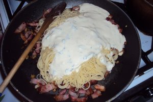 Spaghette carbonara