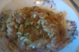 Vinete la cuptor cu piept de pui si curry