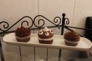Cupcakes de ciocolata
