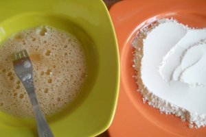 Cotlet de porc pane cu rozmarin
