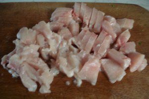 Pilaf cu piept de pui (varianta mai saracuta)
