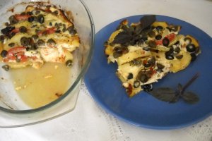 Evantai cu legume si branza