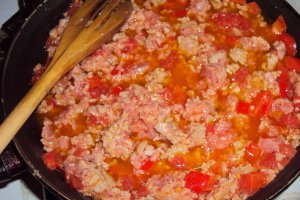 Burritos cu carne tocata