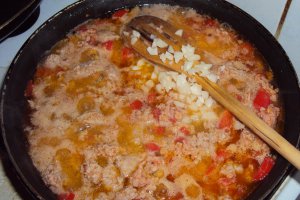 Burritos cu carne tocata