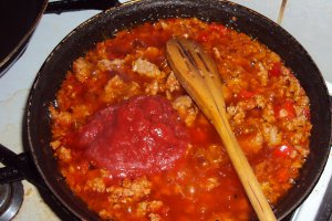Burritos cu carne tocata
