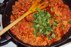 Burritos cu carne tocata