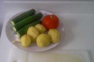 Gratin de cartofi si dovlecei
