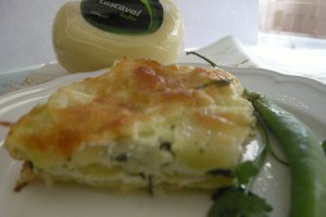 Budinca cu dovlecei si branza