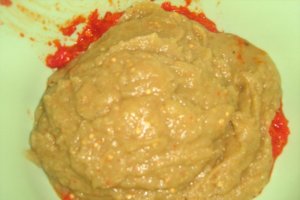 Salata de vinete cu ardei copti