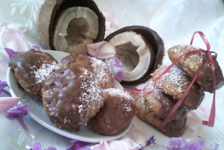 Biscuiti cu nuca de cocos