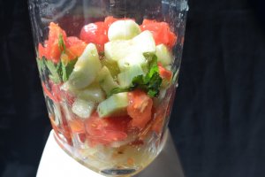 Gazpacho cu rosii si pepene rosu