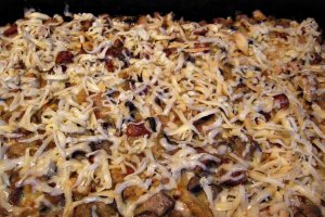 Omleta la cuptor cu ingrediente de la gratar