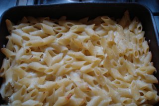 Budinca de paste cu urda de bivolita