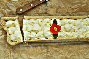 Tarta cu crema de vanilie