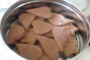 Biscuiti cu unt si cacao