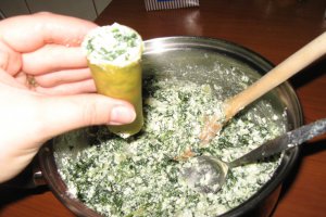 Cannelloni cu spanac si branza